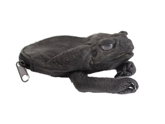 Leather Wallet Cane Toad Purse Realistic Frog Decoration Coin Pouch Storage  Gift - Etsy