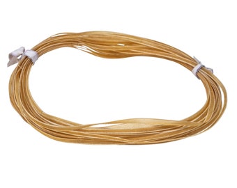 60 Feet of 3/16th-inch Machine Cut Double Back Bovine Cow Rawhide Lacing (1107-10-3/16)