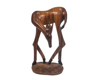 African Wood Antelope Carving (862-45-G6174)