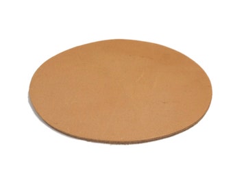 10 Leather Ovals 3.375" x2.5" (572-21) Y1X