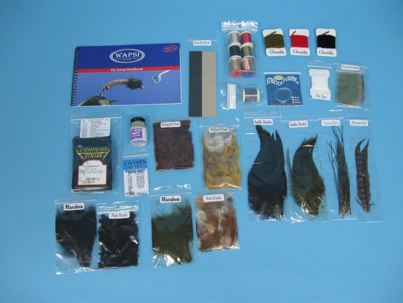 Wapsi Fly Fishing Starter Kit Materials Only 1122-K3 Y2O 