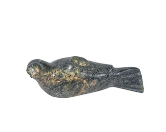 Inuit Soapstone Seal Carving (44-G13)