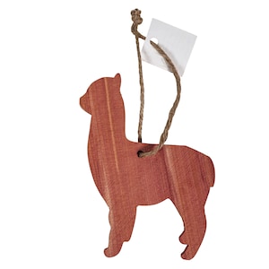 Cedar Silhouette Ornament: Alpaca (523-26) Y2H