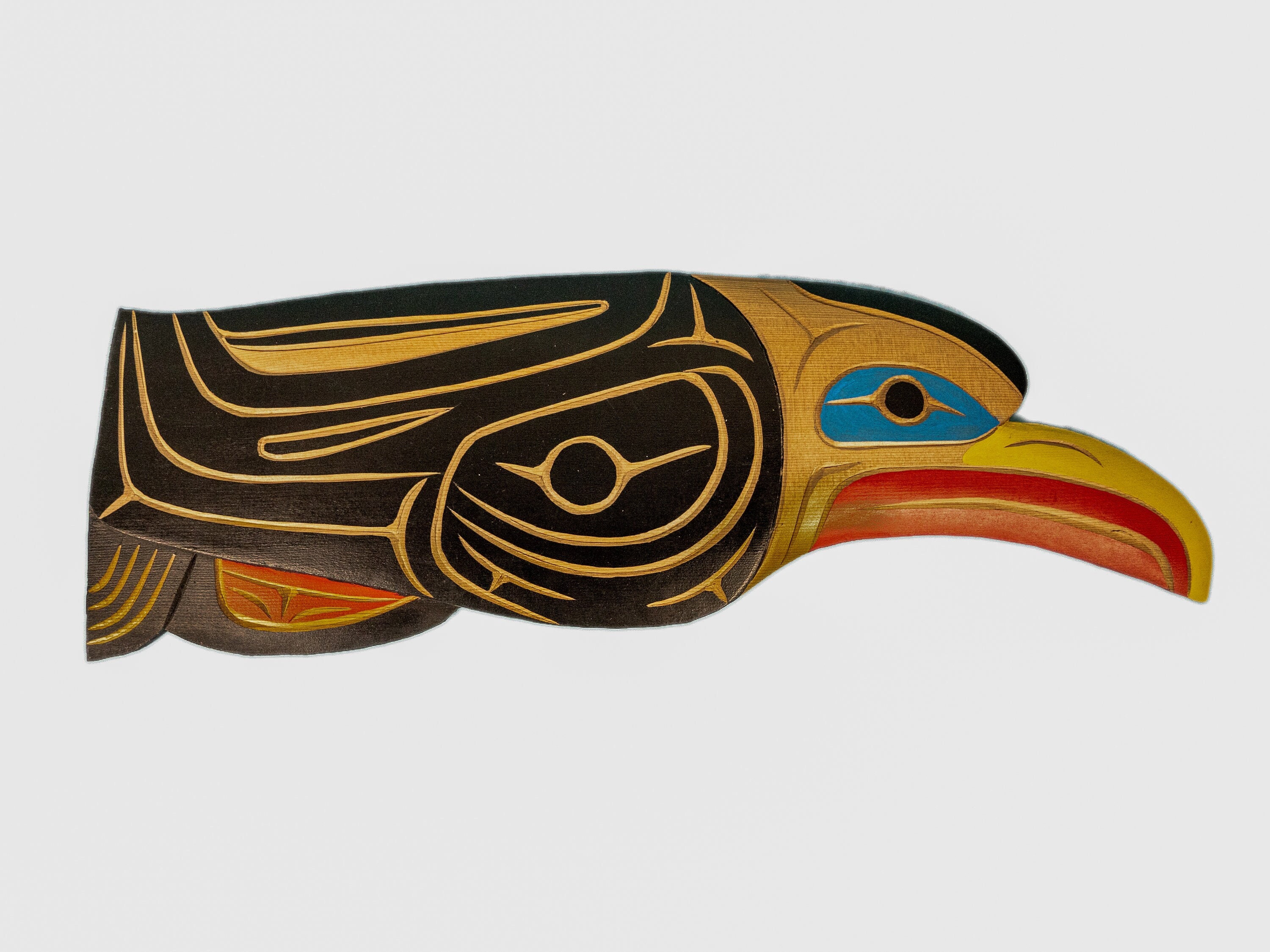 Northwest Coast Native American Wooden Decorative Plaque