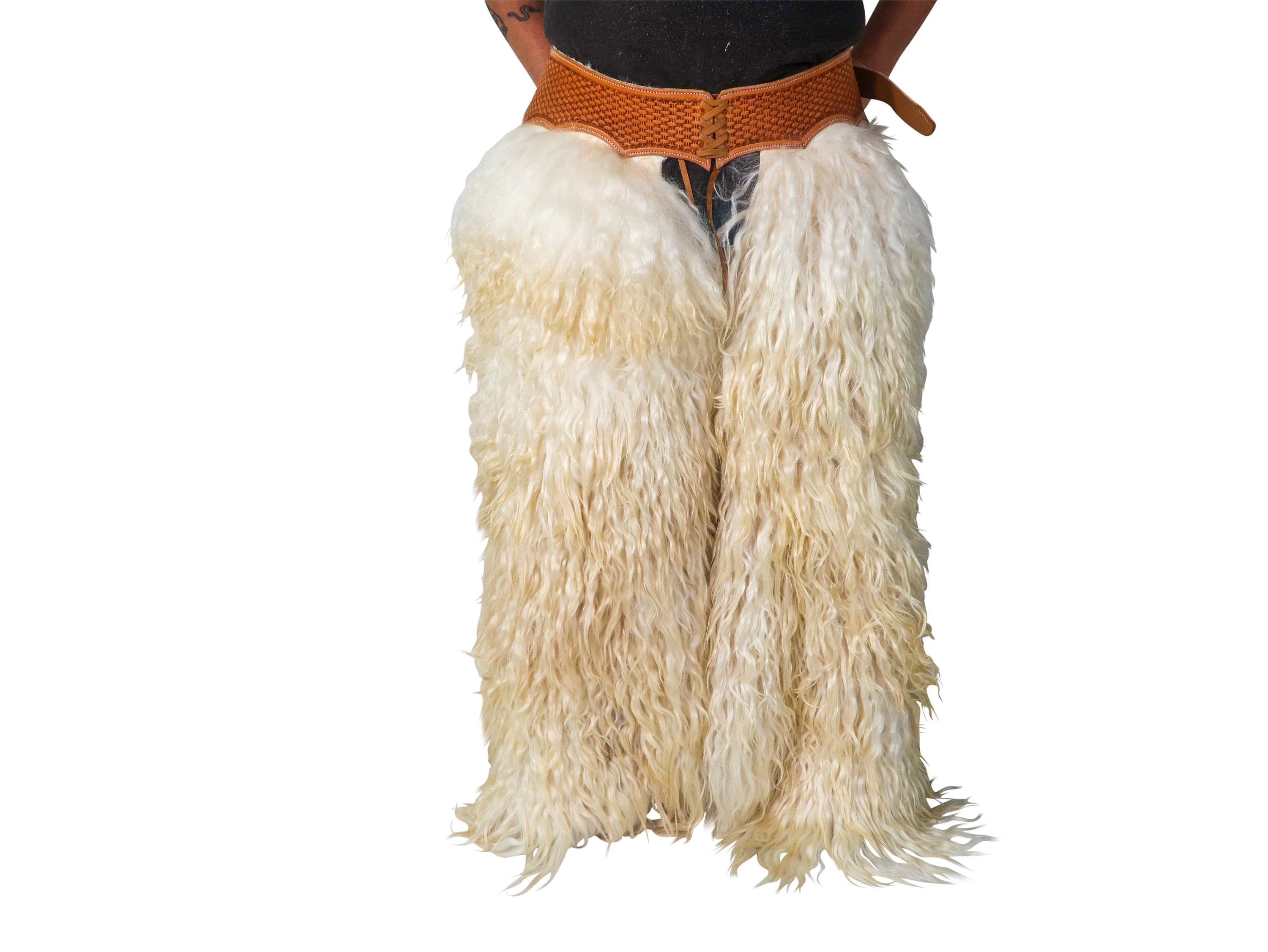 Super Deluxe Angora Wooly Chaps: Adult (1405-AN-G6380) Y1F