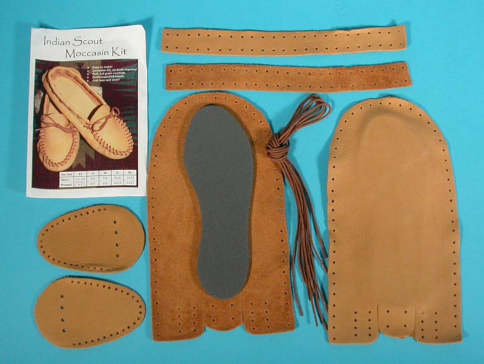 Leather Moccasin Kits 4694604xxx 9UD3 Etsy