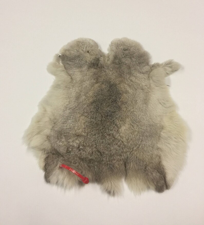 Natural Multi Color 140-HVN-A-X1633 Rabbit Pelt Czech Large