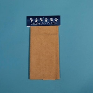 Beige Suede Trim Project Piece 8&quot; x 11&quot; (369-2004) Y2H