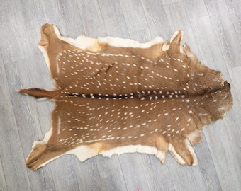 Axis Deer Hide Upholstery Grade: Extra Large (488-UPXL-G6211)