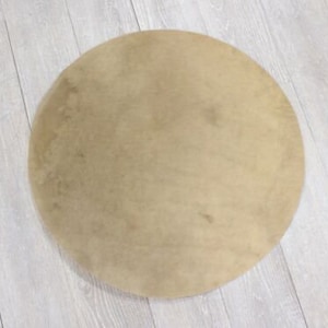 24&quot; Elk Rawhide Round Disc (55-30-R24) Y2J