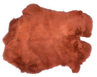 Rabbit Skin Better Grade Dyed Rusty Brown (134-051) Y2L
