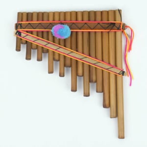 Souvenir Rondador Pan Flute: Small (1150-02) Y3J