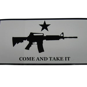 Two (2) Come and Take It Bumper Stickers (1160-10-01)