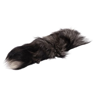 Silver Fox Tail: 12&quot; to 16&quot; (18-05-8-AS) (Y2K)(Y2L)
