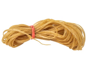 60 Feet of 3/16-inch Bovine Cow Craft Rawhide Lacing (1107-10C-3/16)
