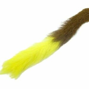 Bovine Calf Tail - Fluorescent Yellow - Fly Tying (18-30-502) Y1L