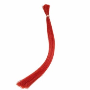 Horse Tail Hair Double Drawn:13-14"- Dyed Light Red (702-DLRTD13OZ) Y2H - Etsy