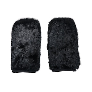 Rabbit Fur Mittens - Etsy