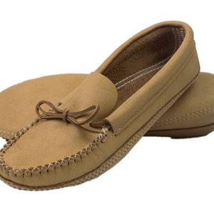 Men&#39;s Earthing Moosehide Moccasins: No Foam Liner (201-489NL-Mxx) J2