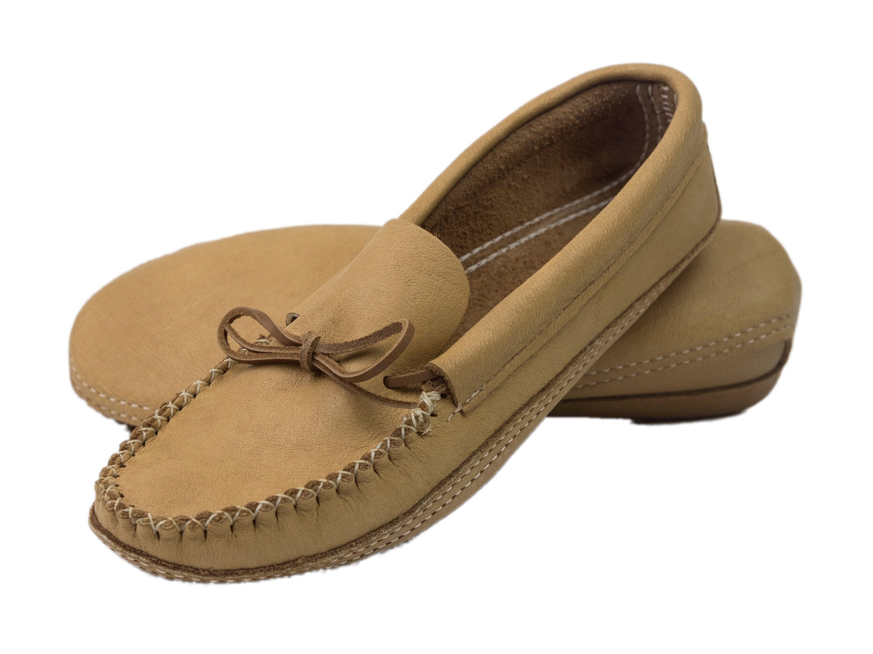 Men's Earthing Moosehide Moccasins: No 