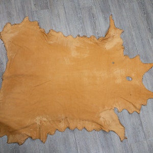 Commercial Brain-Tanned Deer Leather: Gallery Item (1302-30-G6243) Y3J
