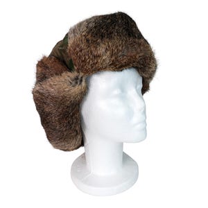Rabbit Fur Trapper Hat (3-47-G8518) Y2M