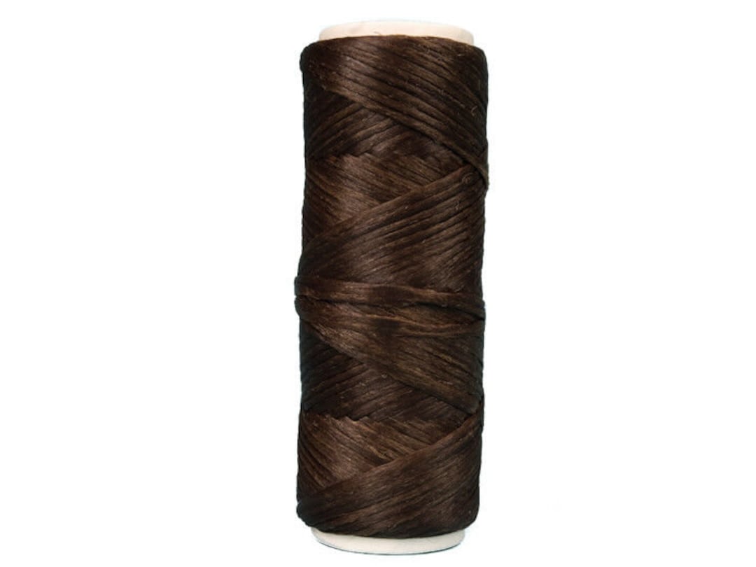 One 100-foot Roll of Dark Brown 1/8th Wide 70-lb Test Imitation Sinew  287-1-34-DB P17 