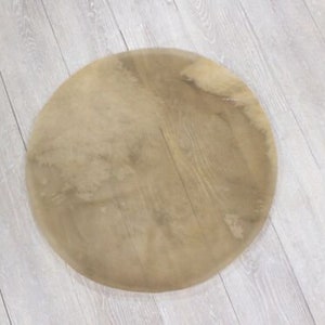 22&quot; Elk Rawhide Round Disc (55-30-R22) Y2J
