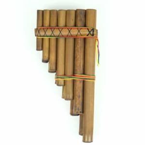 Souvenir Zampona Pan Flute from Ecuador: Medium (1150-05) Y1J