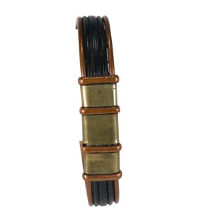 Flat Top Copper Bracelet from Senegal (680-2FW-A) Y1M