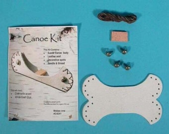 Mini Leather Suede Canoe Kit (469-4241) Y1L