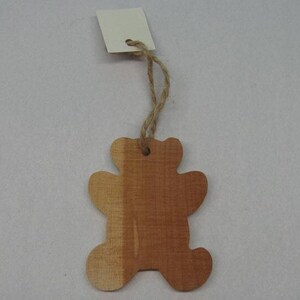 Cedar Silhouette Ornament: Teddy Bear (523-03) Y2H