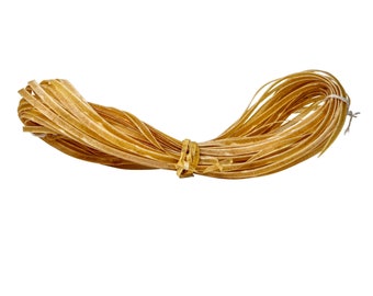 60 Feet of 1/4-inch Bovine Cow Craft Rawhide Lacing (1107-10C-1/4)