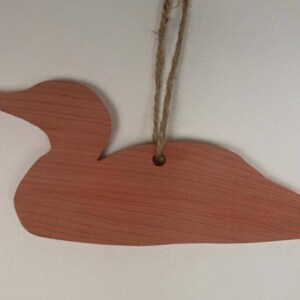 Cedar Silhouette Ornament: Loon Duck (523-25) Y2H