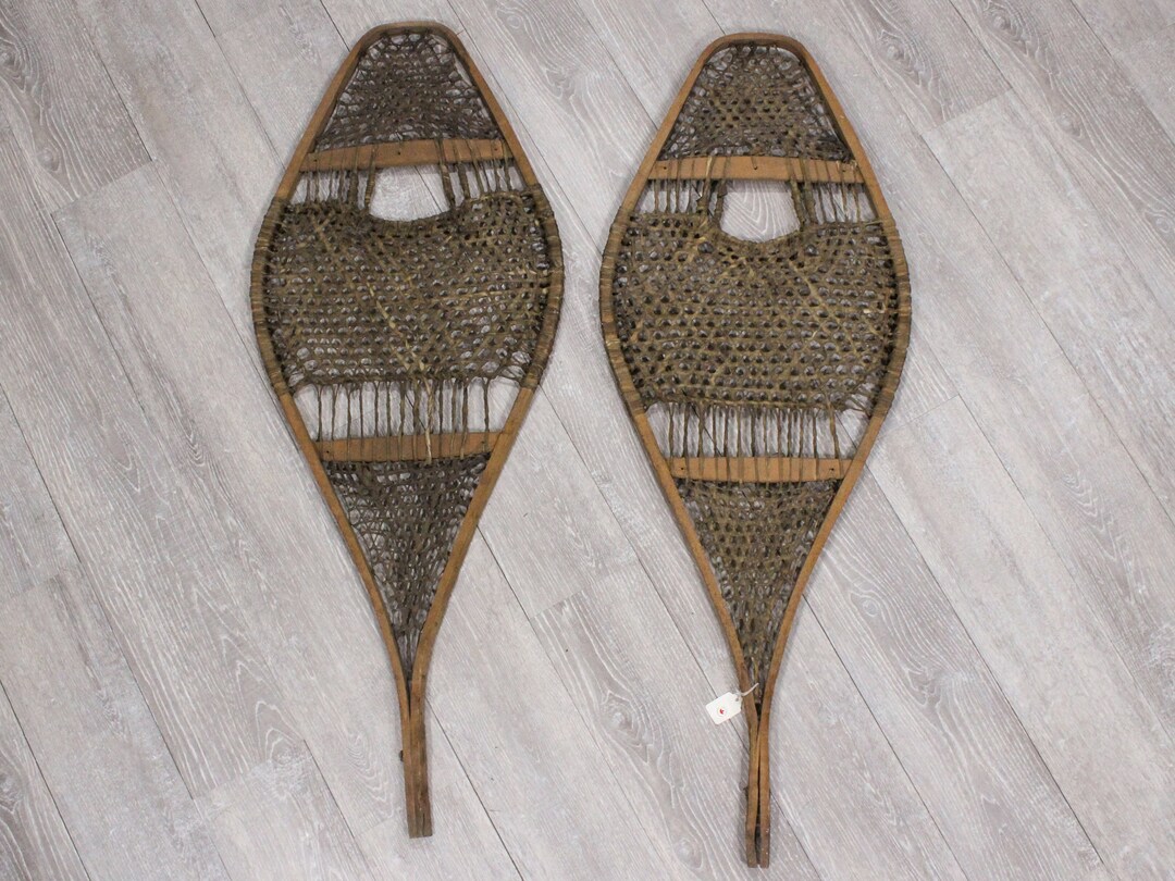 Authentic Vintage Pair of Snowshoes Used Gallery 4790G97 Etsy