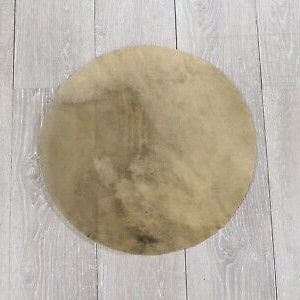 15&quot; North American Buffalo Rawhide Round Disc (55-10-15) Y2J