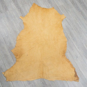 Real Brain-Tanned White Tail Deer Leather Hide (2-30-G6017) Y3J