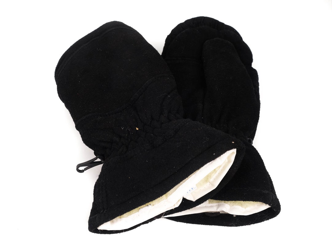 Men's Black Suede Chopper Mitts 337m802xxx Etsy