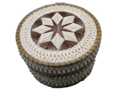 Ojibwa Porcupine Quill Box (113-G90EW) Y1M - Etsy