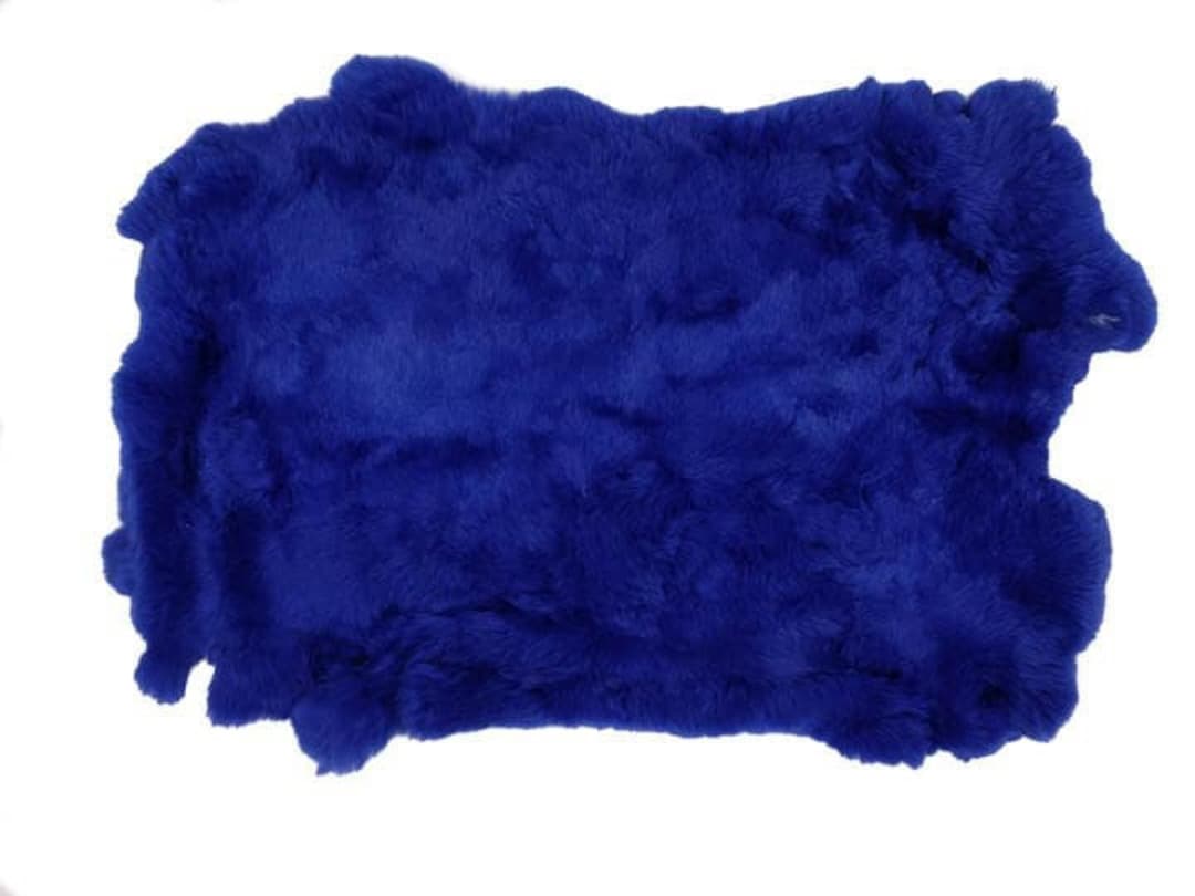 Rex Rabbit Skin #1 Dyed Blue Pelt (142-1BLB-AS) Y2K - Etsy