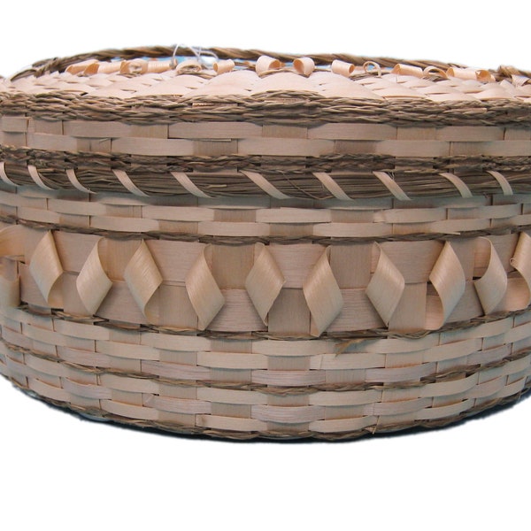 Black Ash Basket by John Pigeon Etsy
