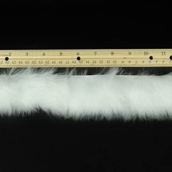 1.5" Bleached White Spanish Rabbit Strip Trim (1263-RBSPWH15) Y3K