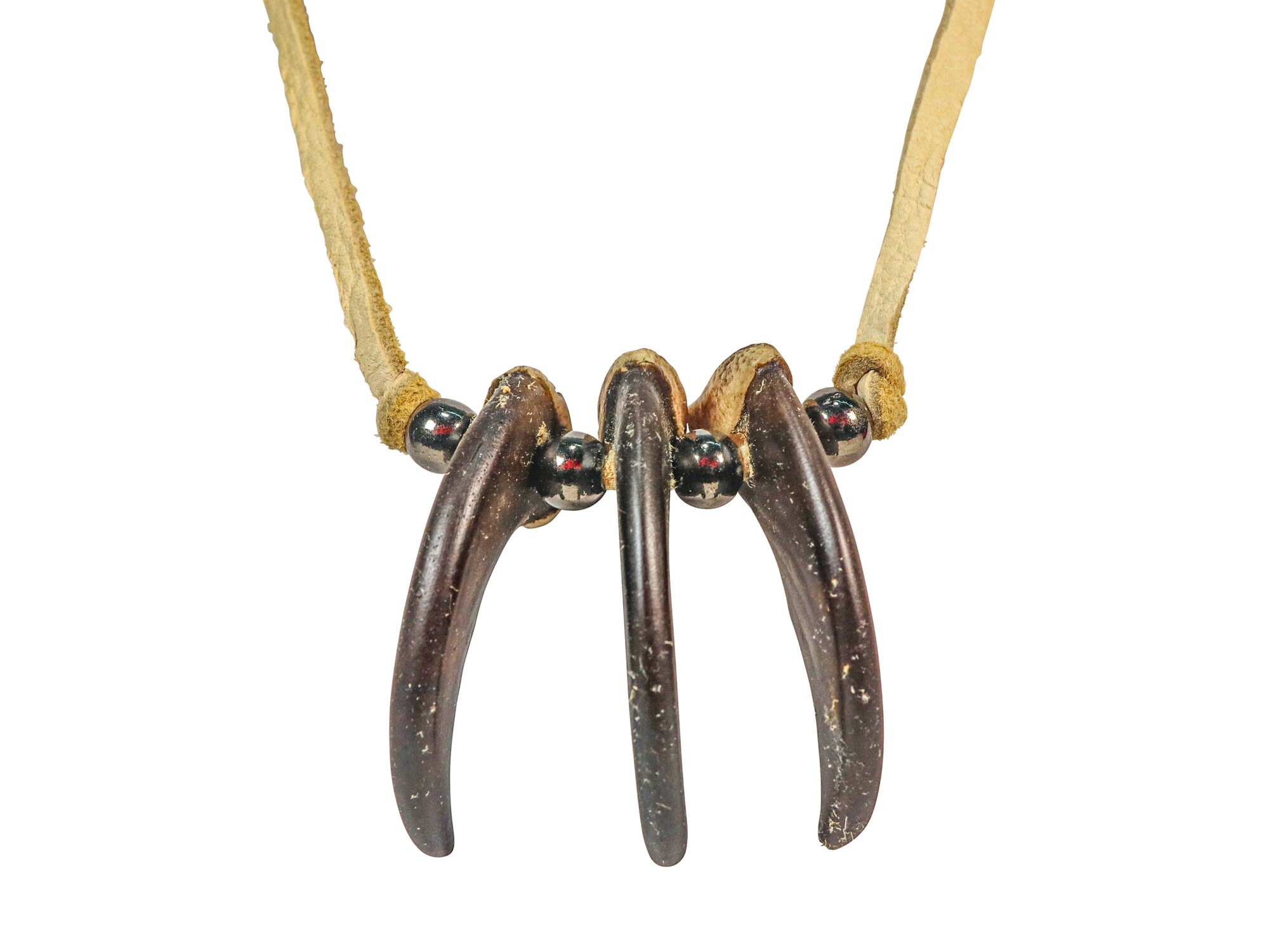 納得できる割引 Native Assembled (368 3-claw Necklace: Claw Bear Realistic ネックレス・ペンダント