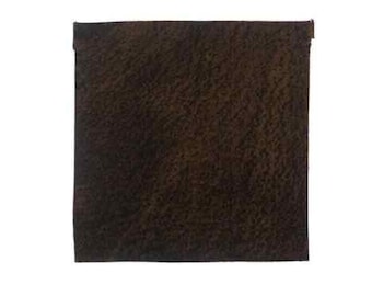 May include: A dark brown textured fabric swatch. The fabric has a subtle pattern of small, irregular shapes.