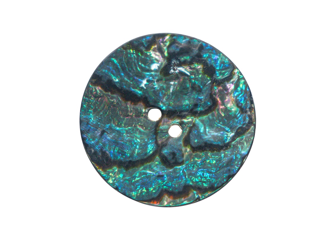 Mexican Green Abalone Shell Button: 40-line (1394-40L) Y1L - Etsy