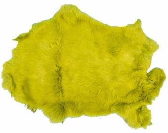 Rabbit Skin Better Grade Dyed Light Olive (134-060) Y2L