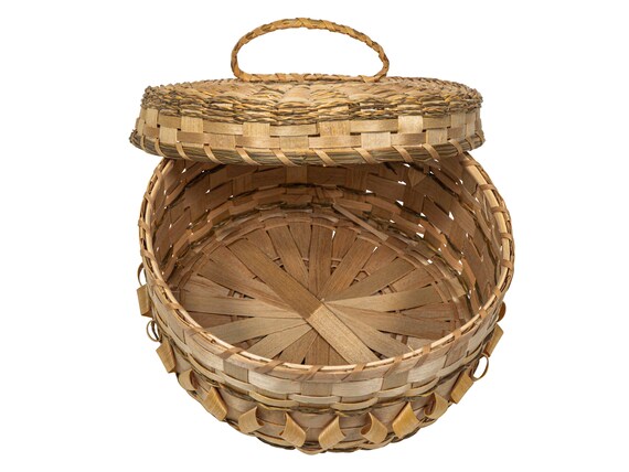Abenaki Ash Splint Basket P101 B 35 P101 B Y3E Etsy