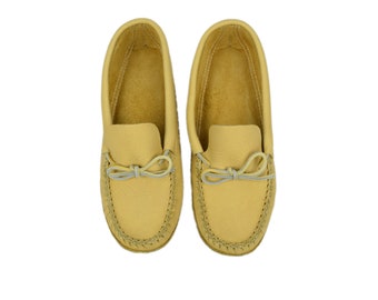 Huron Men's Moosehide Moccasins (201-489-Mxx)