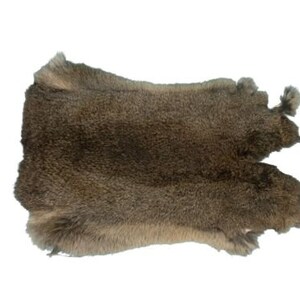 Jumbo Czech Rabbit Skin #1 quality: Natural Gray Brown Color (CB-283-1-CZNBG-G4176) Y2H
