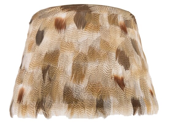 goose feather lampshade